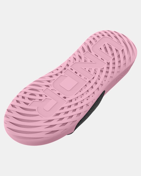 Women's UA Ignite Select Graphic Slides in Pink image number 4